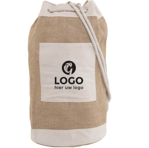 Jute duffle bag - Image 1